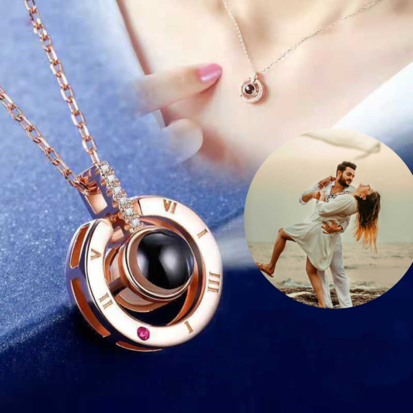 Love you photo projection necklace - Image 6