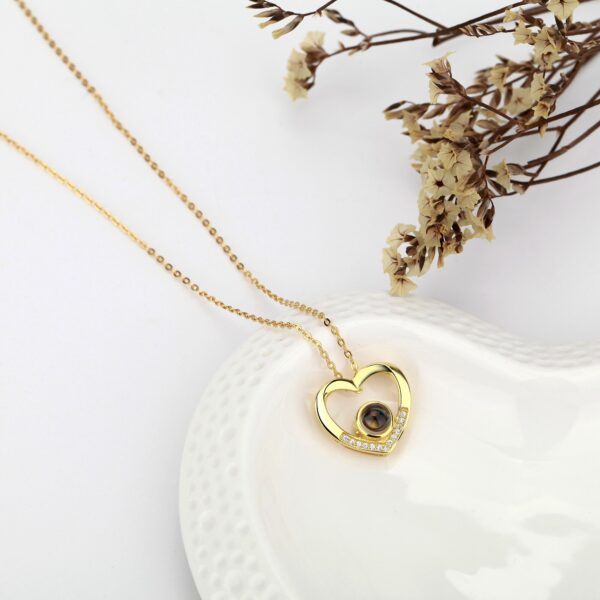 Projection Photo Heart Necklace - Image 6