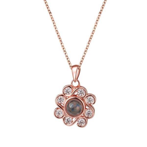 Diamond Projection Necklace