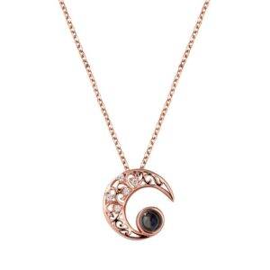 Moon Projection Necklace