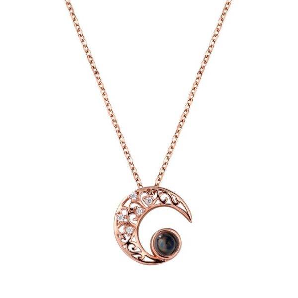Moon Projection Necklace