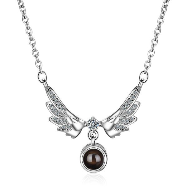 Angel Wings Projection Necklace - Image 5