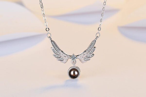 Angel Wings Projection Necklace - Image 4