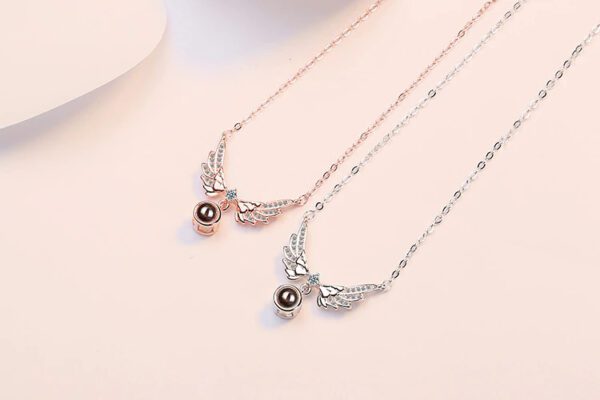 Angel Wings Projection Necklace - Image 3