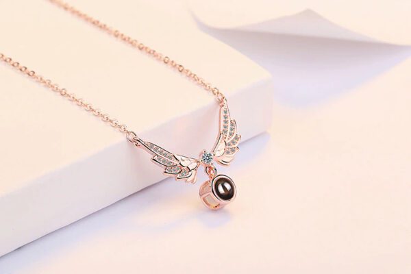 Angel Wings Projection Necklace - Image 2