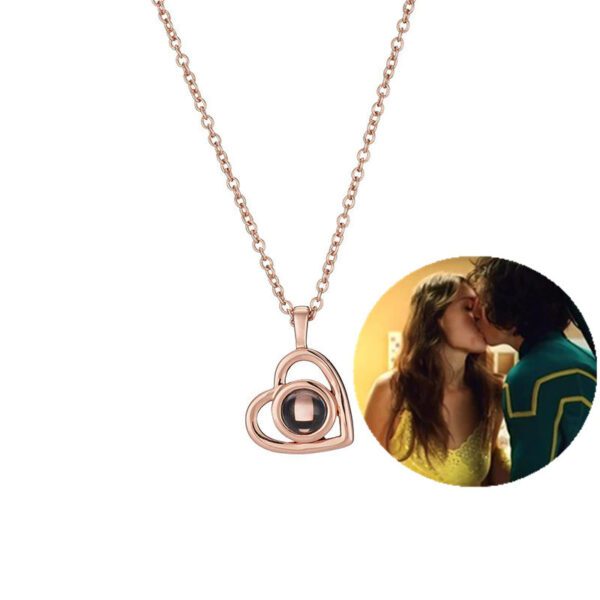 s925 Sterling Silver Heart  Projection Necklace - Image 6
