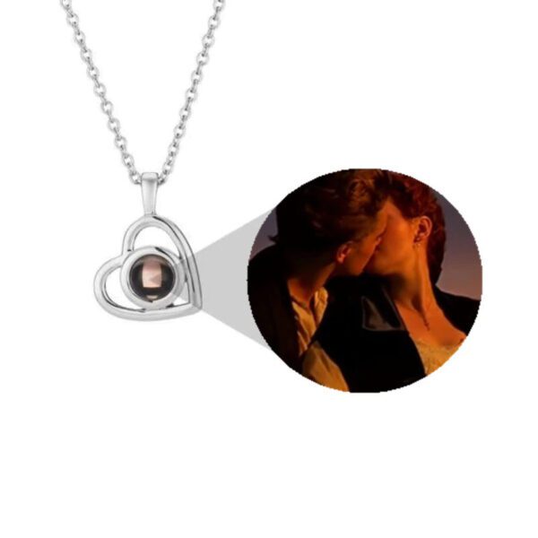 s925 Sterling Silver Heart  Projection Necklace - Image 9