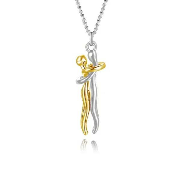 s925 Sterling Silver Hug Necklace - Image 4