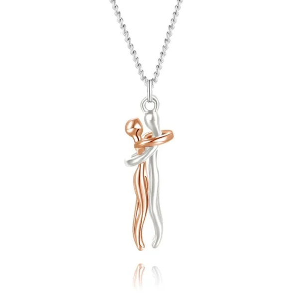 s925 Sterling Silver Hug Necklace - Image 2