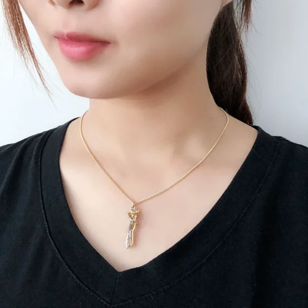 s925 Sterling Silver Hug Necklace - Image 6