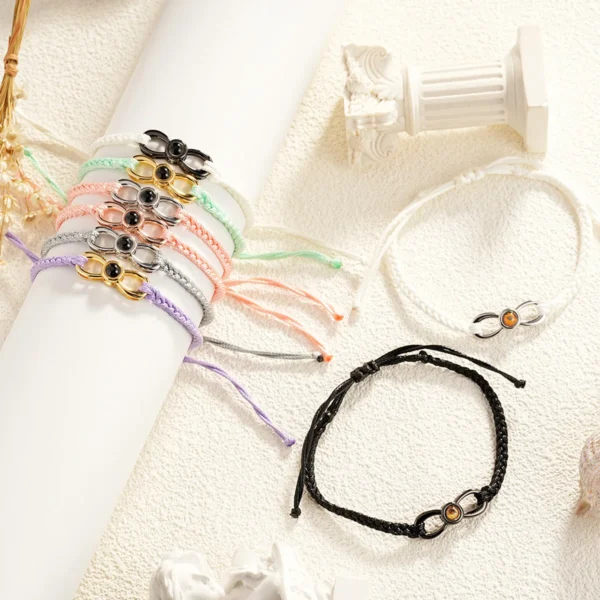 s925 Sterling Silver Infinite Projection Bracelet - Image 4