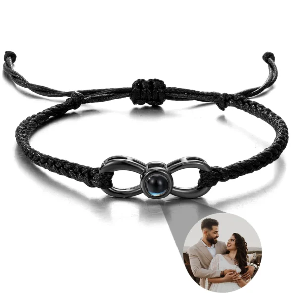 s925 Sterling Silver Infinite Projection Bracelet